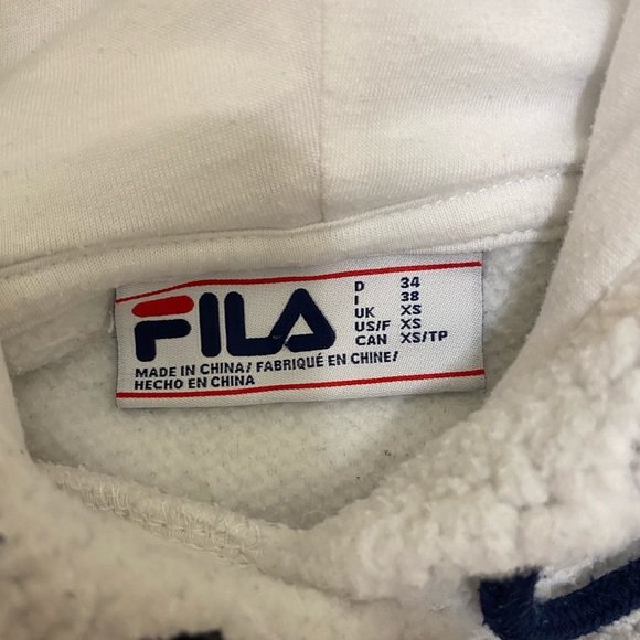 Fila Pullover Hoodie Fleece Women’s XS - Picture 4 of 6